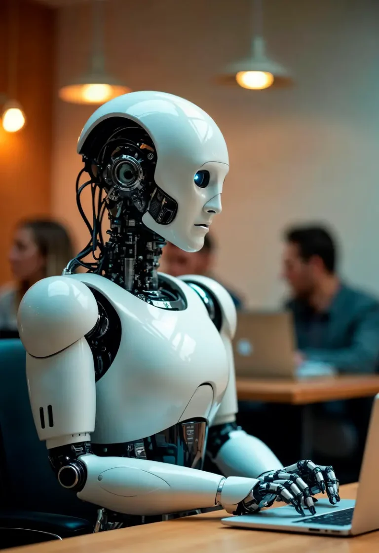 Illustratie van robotisering en automatisering